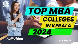 Top 25 MBA Colleges in Kerala Your Ultimate Guide to Pursuing Excellence in Business Education [upl. by Sergo659]