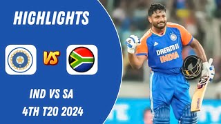 India vs South Africa 4th T20 2024 Highlights  Ind vs SA [upl. by Cyna]