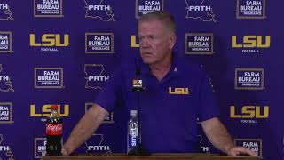 LSU Football Postgame Press Conference  vs Ole Miss [upl. by Anir]