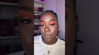 Simple Makeup look 🧡 simplemakeup makeuptransition quickandeasymakeuplook [upl. by Yecam]