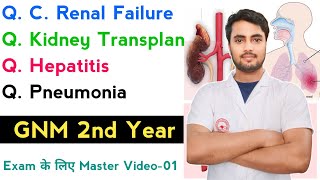 Chronic Renal Failure Hepatitis Pneumonia Kidney Transplant GNM 2nd Year Master Video01 For all [upl. by Ulund]