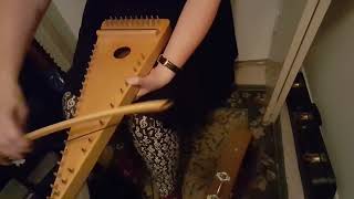 Wistful Pointy Improv 1944 bowed psaltery and shruti box [upl. by Grodin]