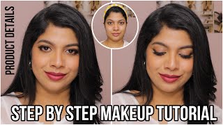 Step by step makeup tutorial for beginnersWinged smudged eye makeup look [upl. by Agrippina]