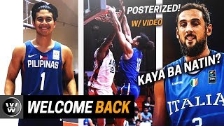 Kiefer is BACK Kaya ba natin ang ITALY  Japeth Pinosterize ang Import ng 36ERS [upl. by Ku]