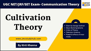 Cultivation Theory Given by George Gerbner  Communication Models and Theories  By Kirti Khanna [upl. by Anilyx]