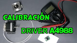 Calibración Driver A4988 Magna 2 300 [upl. by Ahsikan]