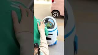 ROBOT PENARIK BECAK KURSI ⁉️BOCIL GANTIAN DUDUK 😱😍shorts funny dubbing [upl. by Elacsap]