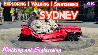 SYDNEY AUSTRALIA 4K WALK SIGHTSEEING EXPLORE TOUR  Dawes Point  Barangaroo Reserve  Millers Point [upl. by Gladys743]