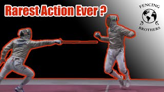 RAREST Move in fencing  Sabre Action  Ep1 [upl. by Narahs]