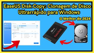 A maneira mais fácil de Clonar seu Hdd ou SSD sem perder nada Tutorial EaseUS Disk Copy [upl. by Ddarb]