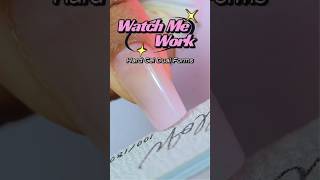 Watch Me Work ✨ nails efilemanicure naildesign nailart hardgelnails dualforms [upl. by Yrocaj]