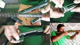 repairing an air rifle  Diana model 354565  germanika rainbow paragon  Pakistani airgun [upl. by Saks]