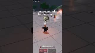 unanimated battlegrounds 💀 tsb thestrongestbattlegrounds roblox [upl. by Roumell316]