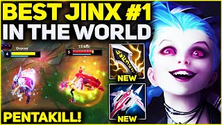 RANK 1 BEST JINX IN THE WORLD AMAZING GAMEPLAY  Season 13 League of Legends [upl. by Danieu]