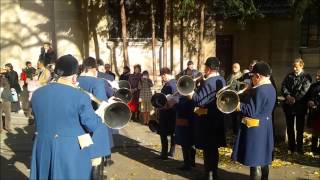 CORS DE CHASSE POUR LA ST HUBERT DEVANT SAINT NICOLAS DU CHARDONNET [upl. by Anaid]