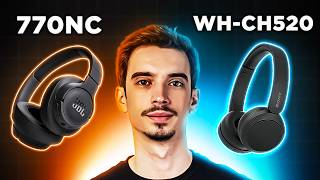 JBL Tune 770NC vs Sony WHCH520 Which Headphones are better 2024 [upl. by Nosac]