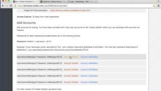 Yodlee Credentials and TestDrive [upl. by Iggem324]