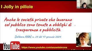 I Jolly in pillole Obblighi di trasparenza e pubblicità delle società che lavorano con il pubblico [upl. by Maleki633]