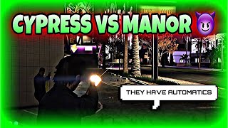 Cypress Vs Manor Fight Vinewood WAR  NoPixel GTA RP  NoPixel Clips [upl. by Ylenats]