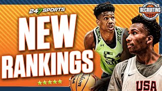 College Basketball Recruiting Weekly New Rankings RELEASED 🧠  Risers amp Fallers 📈 [upl. by Stagg]