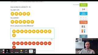 IXL C2 8th grade math Add and subtract integers using counters 5F7 [upl. by Garling670]