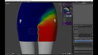 4 Blender Clothing weight painting basics on a dress [upl. by Zoeller]