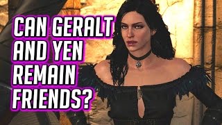 Witcher 3 If Geralt Chose Triss can he still be friends with Yennefer [upl. by Sida]