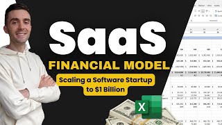 SaaS Financial Model Tutorial  Scaling a Software Startup to 1 Billion [upl. by Acirre]