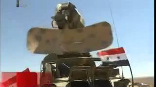 Live firing groundtoair defence missile system Syrian Syria arm Pechora2M PantsyrS1 [upl. by Nassah]