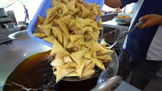 Biggest Mini Samosa Mega Factory Daily 10000 Samosa Making Rs 30 Only l Hyderabad Street Food [upl. by Pember]