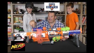 NERF COMBOS DEMOLISHER 2en1 ELITE avec notre abonné Aubin et C3PO En français fr [upl. by Kingston]