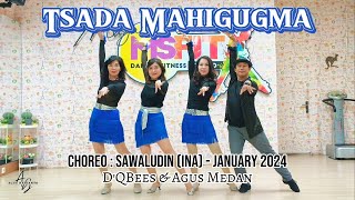 Tsada Mahigugma  Choreo  Sawaludin INA  January 2024  demo by DQBees Medan [upl. by Annawit990]