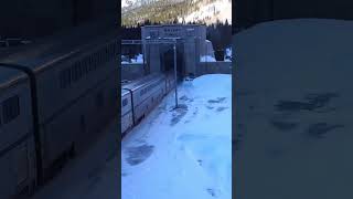 Amtrak California Zephyr entering the Moffat Tunnel Shorts [upl. by Arriaes280]