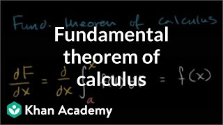 Fundamental theorem of calculus Part 1  AP Calculus AB  Khan Academy [upl. by Chrysler]