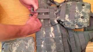 How to Attach Molle Pouches to a Tactical Vest The Right Way [upl. by Gresham]