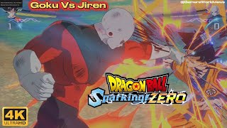 Goku Vs Jiren DRAGON BALL  Sparking  ZERO 4K HD [upl. by Ali]