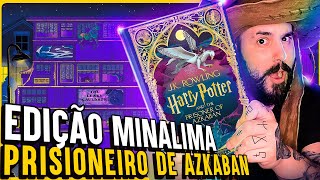 O LIVRO MAIS LINDO DE HARRY POTTER JÁ FEITO  Prisioneiro de Azkaban Minalima [upl. by Aramit]