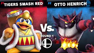 Super Smash Bros Ultimate Tigers Smash Red vs Cardinals Smash Omega [upl. by Thorrlow]