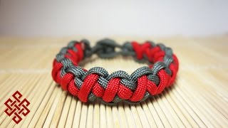 How to Make a Tomahawk Sinnet Paracord Bracelet Tutorial [upl. by Halimaj141]