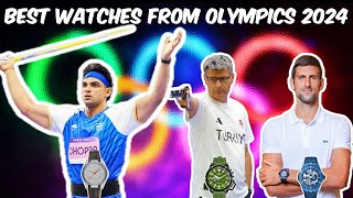 Reacting to the INSANE Wrist Watches from OLYMPICS Neeraj Chopra Yusuf Dikec Djokovic amp many more [upl. by Monteria420]