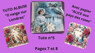 La suite du tuto Alice et les boulettes commencent scrapbooking diy pas faire un tuto la nuit [upl. by Notsirt]