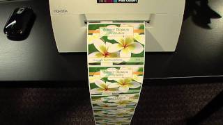 Print ShortRun Labels with LX400 Color Label Printer [upl. by Rehtse]