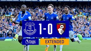 EXTENDED HIGHLIGHTS EVERTON 10 BOURNEMOUTH [upl. by Osyth]