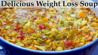 Lose 15 pounds In 1 Week Cabbage Soup Diet Recipe  Wonder Soup [upl. by Naid781]