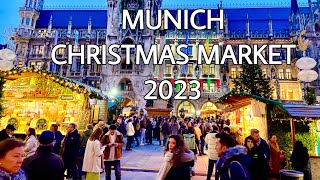 Christmas Market Munich Marienplatz 2023 The Most Wonderful Time Of The Year 🎄 [upl. by Yasmeen]