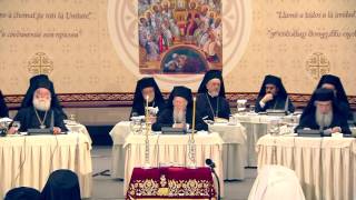 Opening Session Holy and Great Council  His AllHoliness Ecumenical Patriarch Bartholomew [upl. by Hellene]