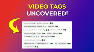 How To See Tags on YouTube Videos and Channels w TubeBuddy [upl. by Dominic]