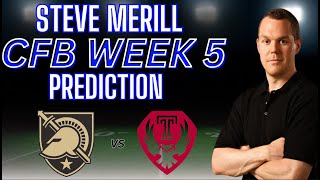 Army vs Temple Predictions Picks and Best Bets  2024 College Football Picks Week 5 [upl. by Winser]