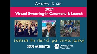 2024 AmeriCorps Swearingin Ceremony Alum Panel Serve Washington [upl. by Fortin]