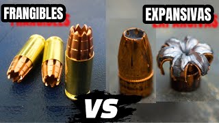 Balas expansivas VS Balas frangibles ¿Cuál gana l bala de punta hueca  balas RIP [upl. by Atikram]